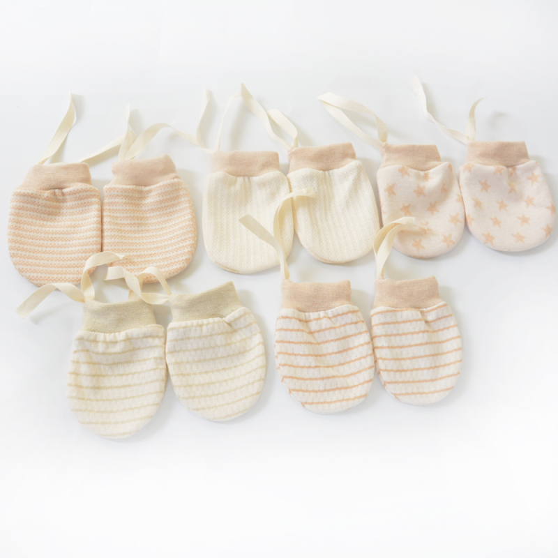 Бебешки ръкавици Maiwei, неутрални за двата пола, антинадраскващи, всесезонни защити за новородени, с възможност за персонализация.