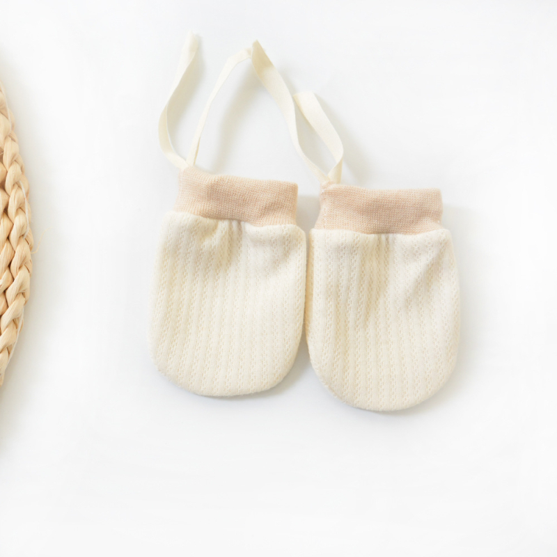 Бебешки ръкавици Maiwei, неутрални за двата пола, антинадраскващи, всесезонни защити за новородени, с възможност за персонализация.