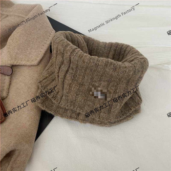 Шал за врата - ветроустойчив плетен пуловер, висока яка, покрива лицето през зимата