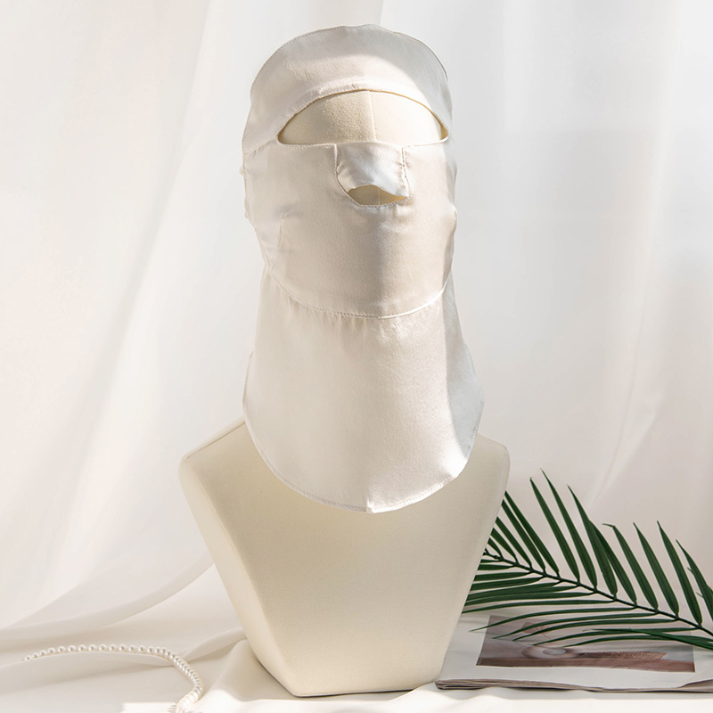 Mulberry selyem teljes arcú napvédő maszk – lélegző, UV védelem, szélálló, porálló, tavasz 2025