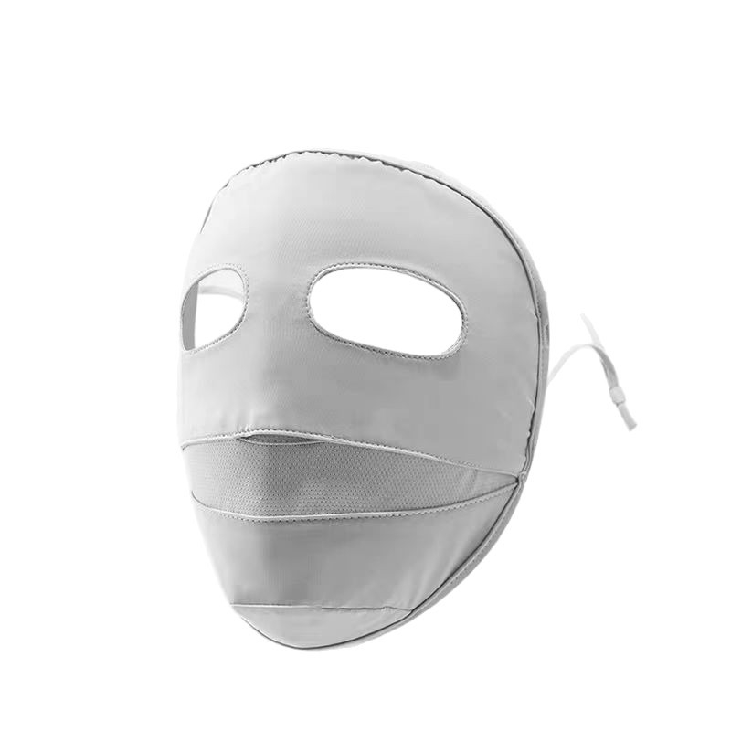 Maska za cijelo lice s UV zaštitom, 3D dizajn, prozračni Ice Silk materijal, Panda Eye stil