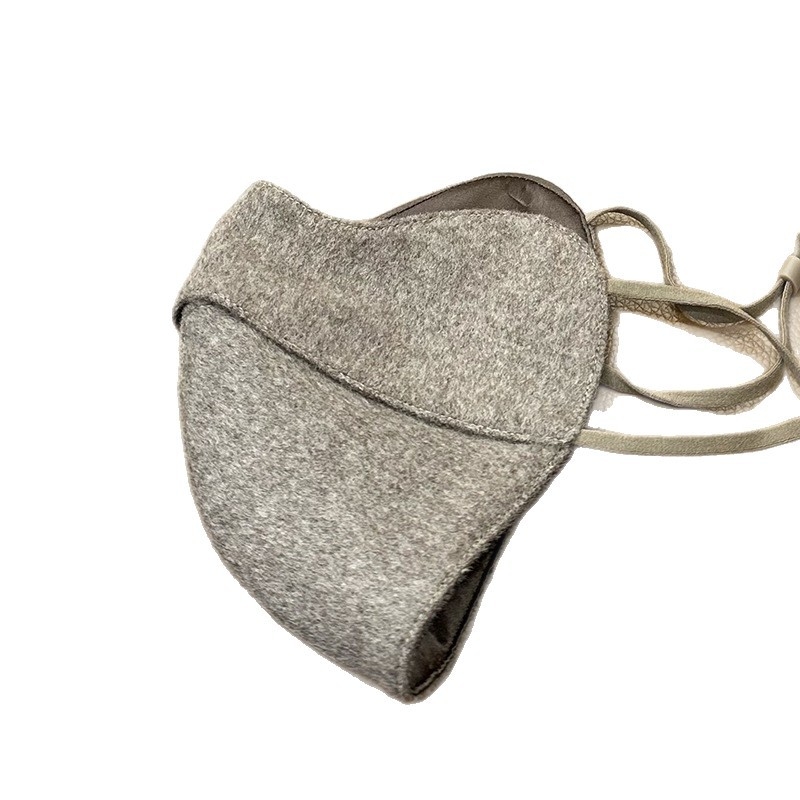 Maska za pola lica zimi - Mulberry svila materijal, otporna na vjetar, zadržava toplinu, prozračna, UV zaštita