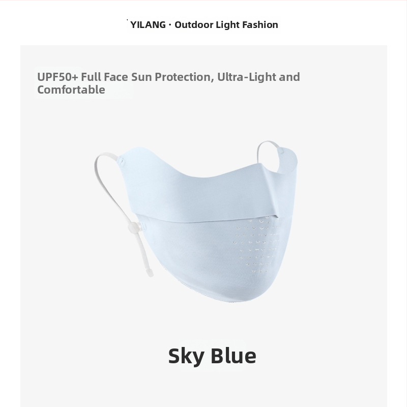 UV защитна маска - Italian Wolf, нейлон, UPF50, унисекс, монохромен дизайн