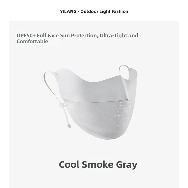 UV защитна маска - Italian Wolf, нейлон, UPF50, унисекс, монохромен дизайн