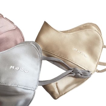 Копринена маска за лице – 100% коприна, лятна и дишаща, UV защита UPF50+, ушна презрамка, триизмерна форма