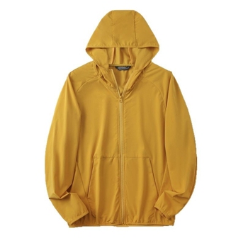 Мъжко спортно яке с качулка, леко и дишащо, пролетно от нейлон