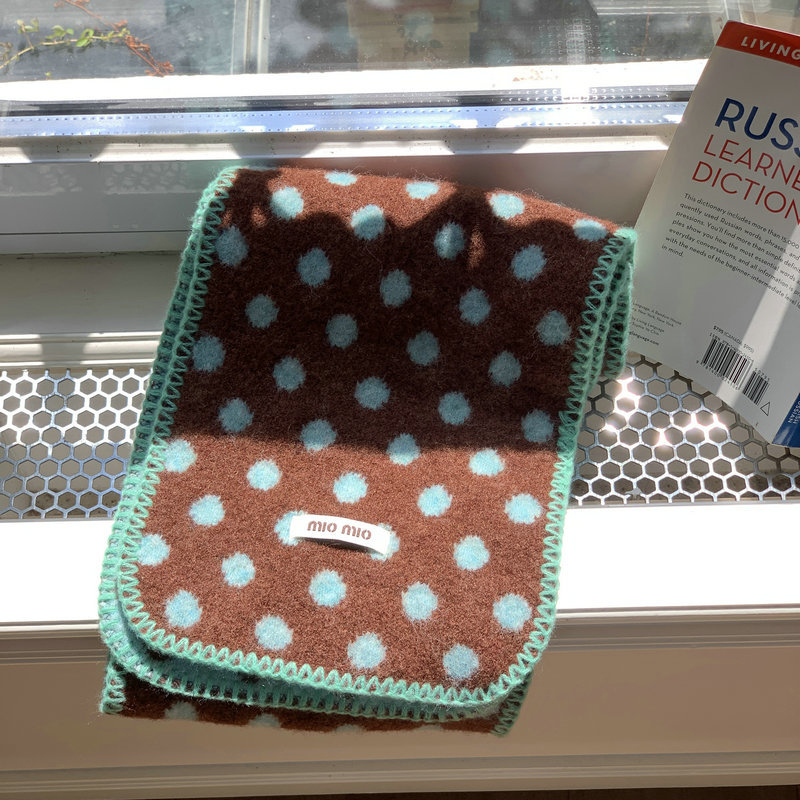 Șal tricotat dublu față în stil korean, din amestec de lână, pentru femei, căldură iarnă, țesătură warp-knit