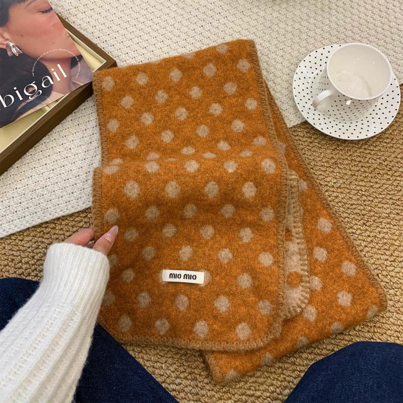 Șal tricotat dublu față în stil korean, din amestec de lână, pentru femei, căldură iarnă, țesătură warp-knit