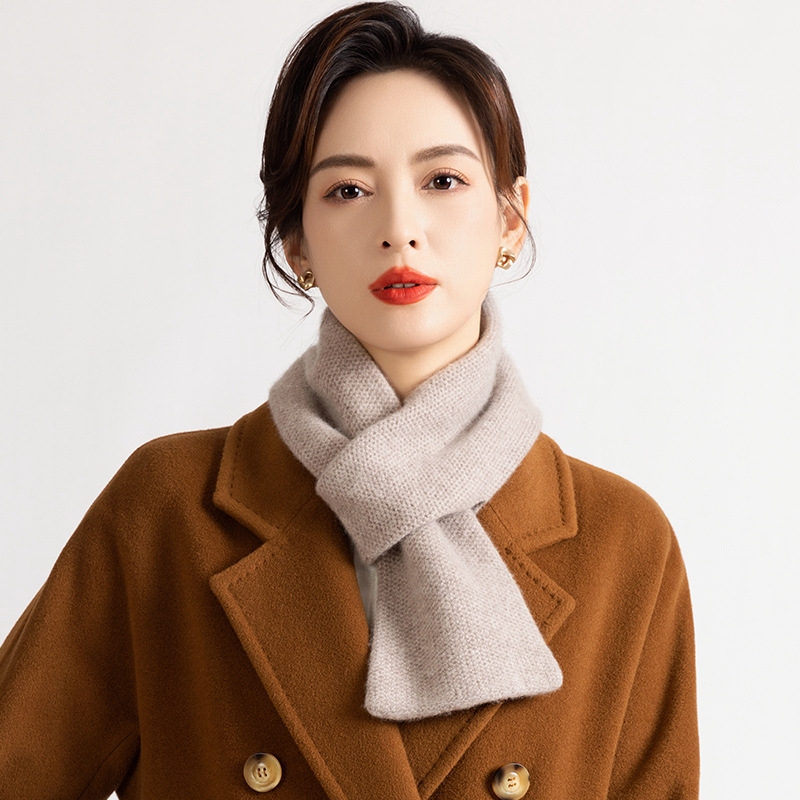 Унисекс шал от 100% вълна, корейски стил, плетен, зимна употреба