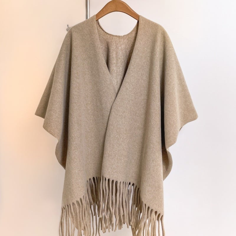 Șal pentru femei (Warp knitting • Cașmir artificial • Poliester • Jacquard • Formă alungită)