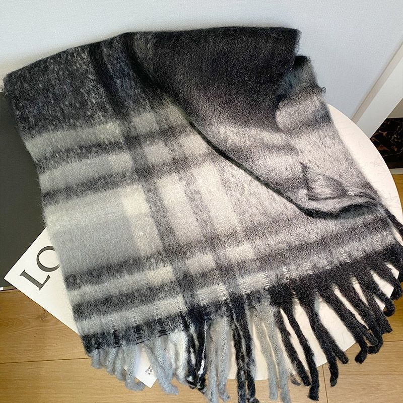 Esarfă cu dungi, tricotată prin warp, caldă pentru iarnă, brand Vonnjeyy/wanjin, origine Hangzhou