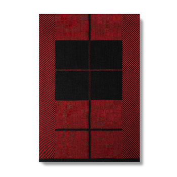 Плетен мъжки шал за зима – топъл, полиестерна материя, средна дължина, представен през есен 2024