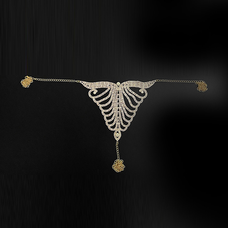 Keha kett kristallidega, lillemotiiv, geomeetriline stiil, teemantviimistlus, kohandatav