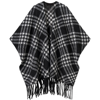 Elegantan zimski šal; Materijal: poliester; Način tkanja: warp knitting; Uzorak: mreža; Funkcija: zadržava toplinu