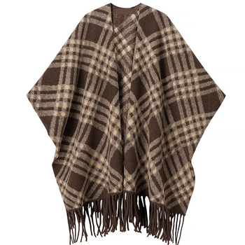 Elegantan zimski šal; Materijal: poliester; Način tkanja: warp knitting; Uzorak: mreža; Funkcija: zadržava toplinu