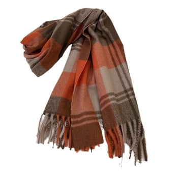 Дамски зимен шал: каре с пискюли, корейски стил; warp knitting плат, imitation cashmere, полиестер; топъл и удобен.