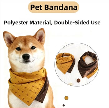 Šunų šalikėlis – taškuotas modelis, poliesteris, lygus audinys, spauda, žiema