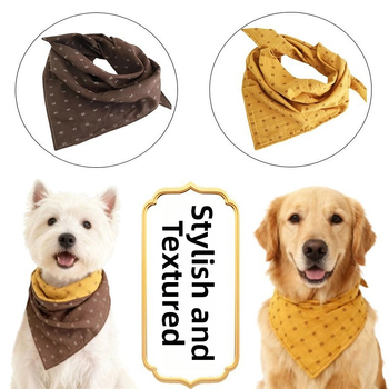 Šunų šalikėlis – taškuotas modelis, poliesteris, lygus audinys, spauda, žiema