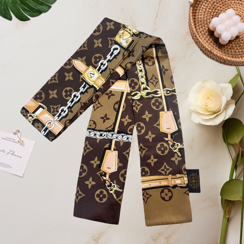 Șal din mătase cu țesătură twill, stil franțuzesc, subțire și lung, aer literar retro; Primăvară, origine Hangzhou