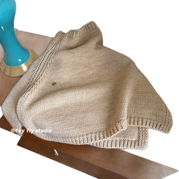 Pelerină-șal tricotat cu glugă pentru femei, căldură de iarnă, material amestec, tricotaj warp, guler înalt