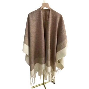 Женски кашмирен шал, модел с блокове, ретро етно стил, топъл