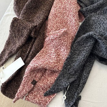 Триъгълен вълнен шал, плетен, точкова шарка, запазва топлината, за зима и есен