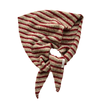 Женски плетен шал за врата, райета, полиестер, жакардова тъкан, за всички сезони