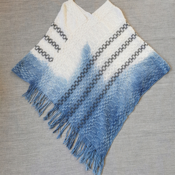 Villane sall | Käsitöö Bai etnilise stiiliga, Dali tie-dye, pikk sall, talv 2023