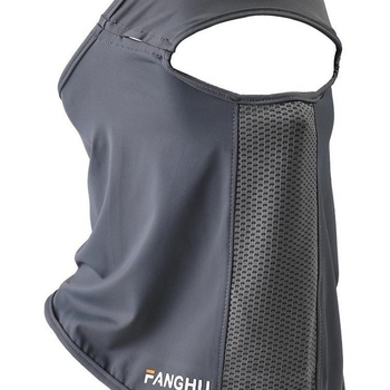 Teljes arc- és nyakvédő napszemmaszk UV védelemmel, porálló, Ice Silk anyag, poliészter 71-80% és spandex 21-30%