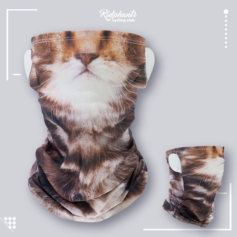 Állatmintás motoros arcmaszk nyárra (Poliészter, RIDPHANTS, motoros maszk)