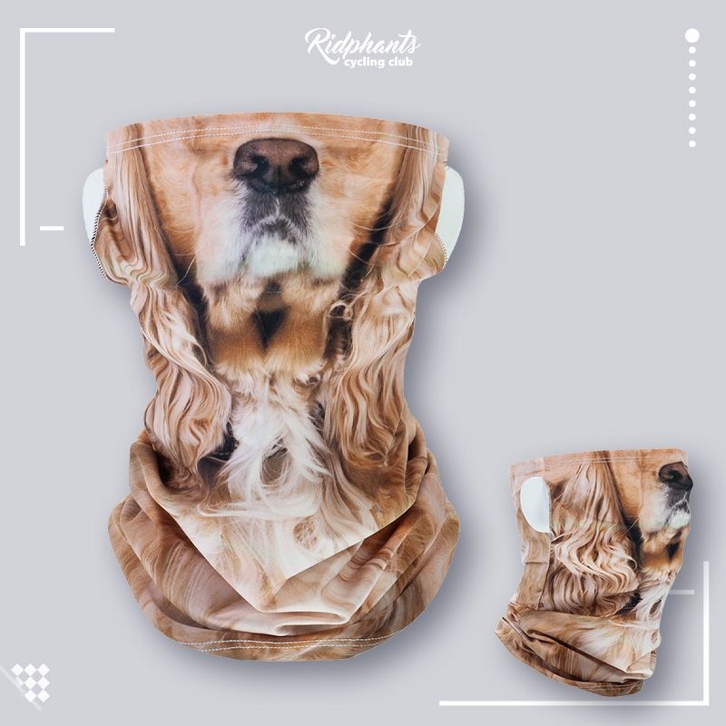 Állatmintás motoros arcmaszk nyárra (Poliészter, RIDPHANTS, motoros maszk)