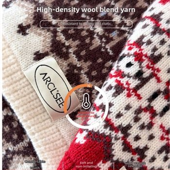 Korea stiilis Fair Isle retro kootud cape naistele, sügis-talv, stiilne ja mitmekülgne välissall