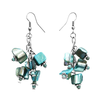 Kagylóból készült ékszerkészlet, vintage etnikus stílus, uniszex, tartalmaz fülbevalókat, nyakláncokat és kézre kiegészítőket, Yiwu származású