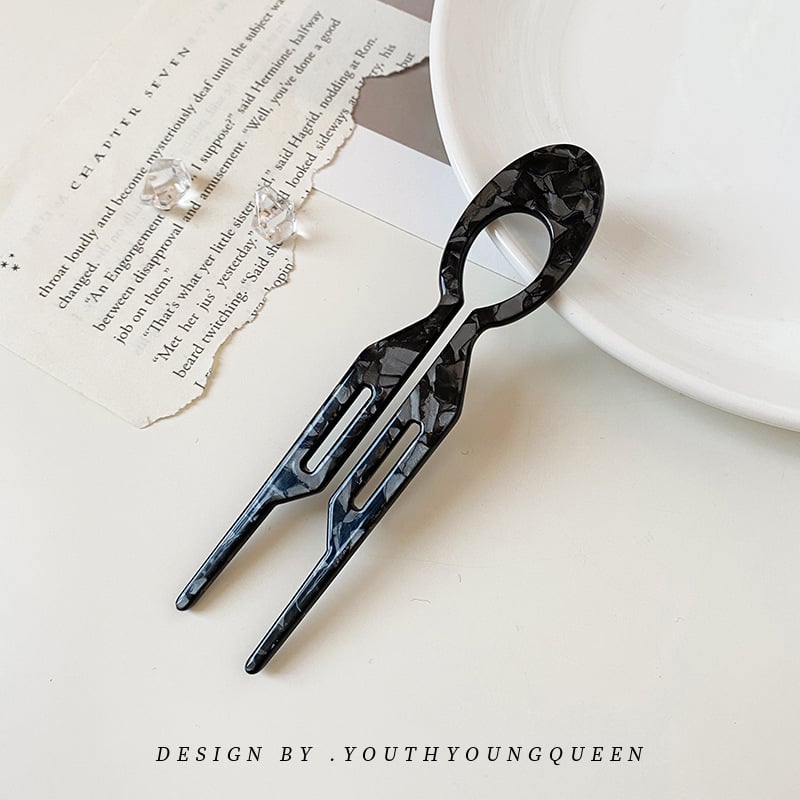 U-alakú hajtű geometriai stílussal | Anyag: acetát lemez; Stílus: Koreai; Gyártási szám: FZ26; Licenszelhető magáncímke: Igen