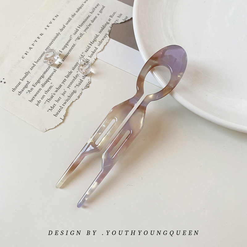 U-alakú hajtű geometriai stílussal | Anyag: acetát lemez; Stílus: Koreai; Gyártási szám: FZ26; Licenszelhető magáncímke: Igen