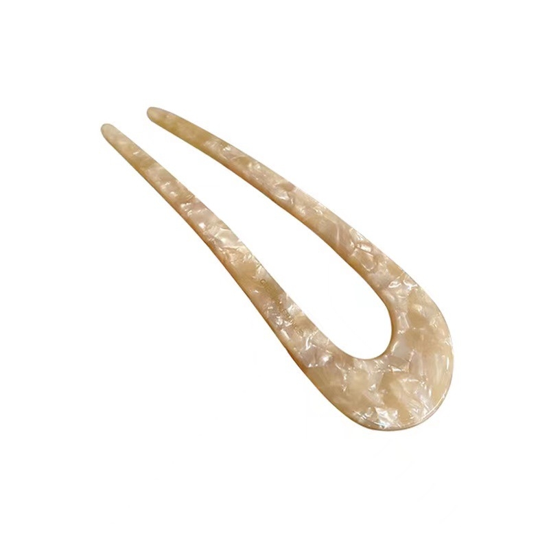 U alakú hajcsat ecetsavból, koreai stílus, egyszerű, modern, elegáns fejfedő, önálló csomagolás, testreszabás elérhető