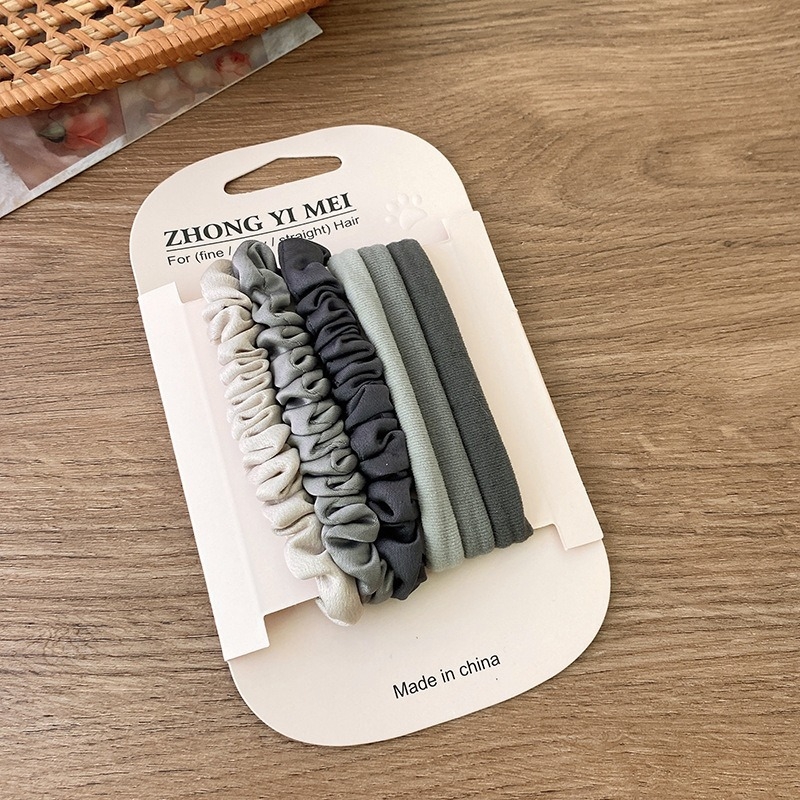 Juuksekummid lastele, minimalistlik disain, elastsed nailonist nöörid, 3-osaline komplekt, Printsesside sari, soolestiku kujuline