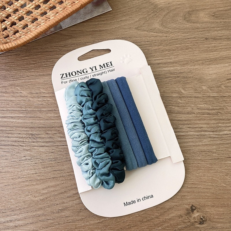 Juuksekummid lastele, minimalistlik disain, elastsed nailonist nöörid, 3-osaline komplekt, Printsesside sari, soolestiku kujuline