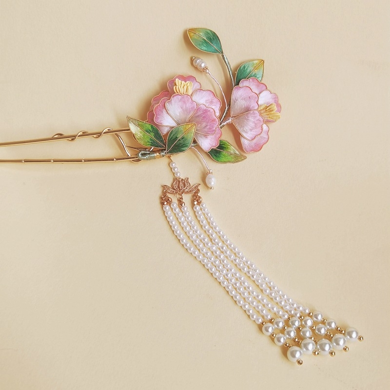 Retro selyem hajcsat gradient színekben, Guangdong eredetű, egyedi csomagolás