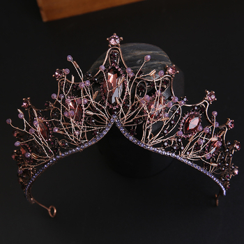 Kruna za kosu od legure s kristalima – ženski stil, svadbeni dodatak, dijamantna obrada, prilagodljivost