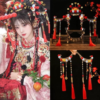 Juukse aksessuaar — etniline stiil, Rikkuse Jumal, metall, käsitöö