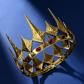 Унисекс корона за глава от сплав със кристална украса, чистота K9, стил корона