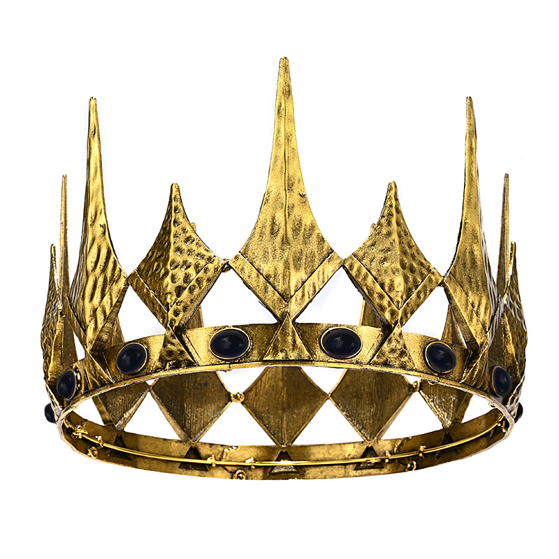Унисекс корона за глава от сплав със кристална украса, чистота K9, стил корона