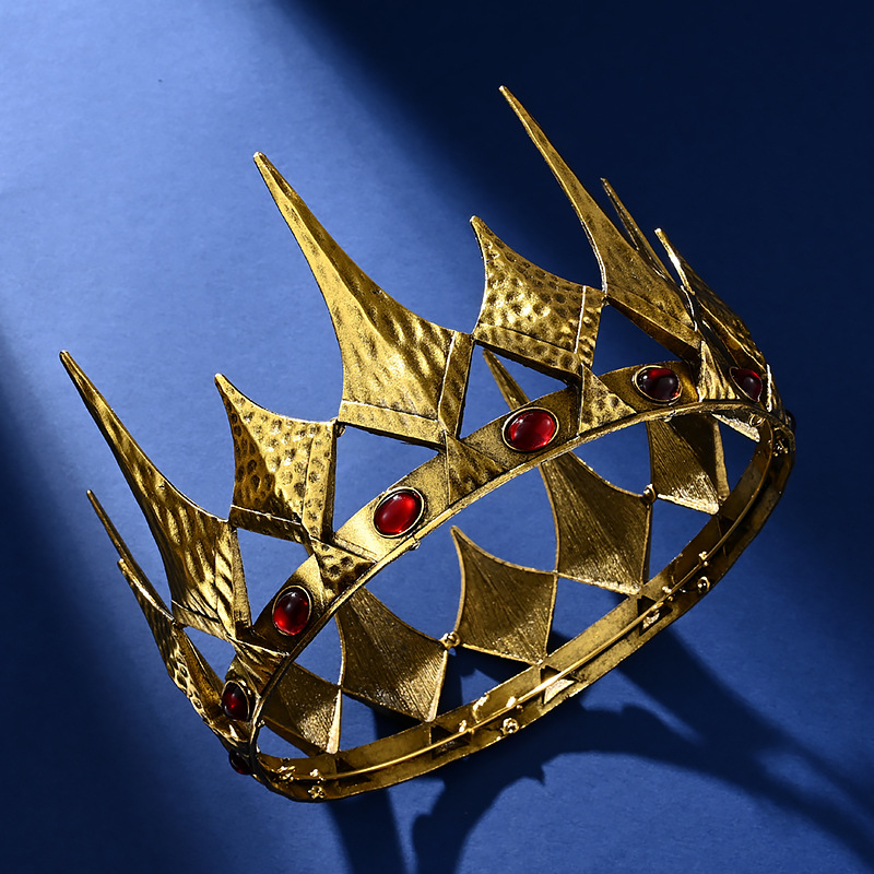 Унисекс корона за глава от сплав със кристална украса, чистота K9, стил корона