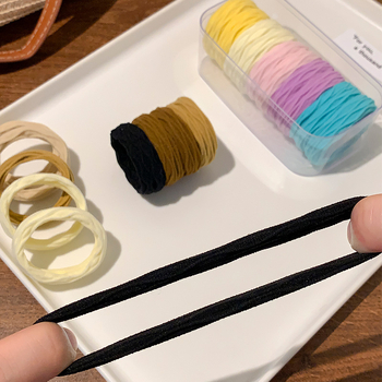 Lófarokra való hajgumi, magas rugalmasság, kézzel készített, koreai stílus