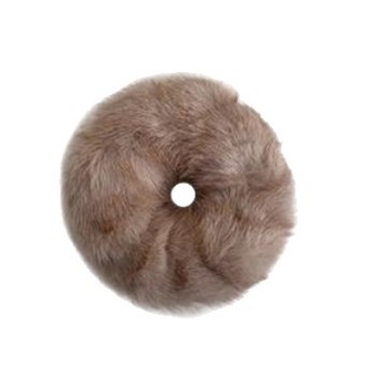 Λαστιχάκι μαλλιών από βελούδο με μίμηση γούνας μίνκ, χειροποίητο, υψηλή ελαστικότητα, προέλευση Yiwu, χειμώνας 2025, στυλ μόδας γραφείου