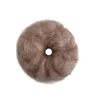 Λαστιχάκι μαλλιών από βελούδο με μίμηση γούνας μίνκ, χειροποίητο, υψηλή ελαστικότητα, προέλευση Yiwu, χειμώνας 2025, στυλ μόδας γραφείου