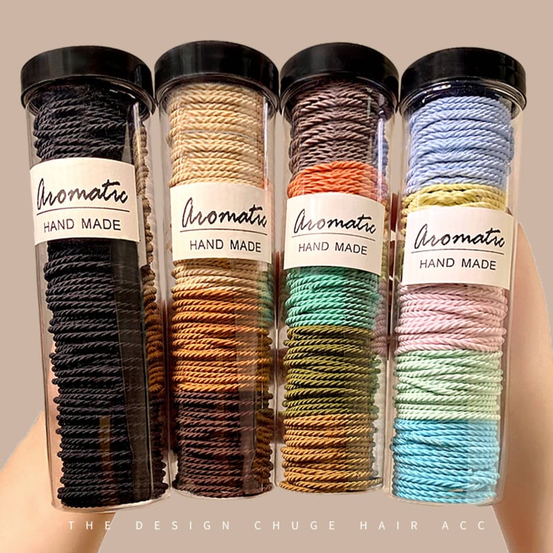 Plaukų aksesuaras aukštai uodegai - apvalus plaukų gumelė, Korėjietiškas stilius, rankų darbas, mišrios medžiagos