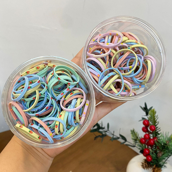 Vaikų plaukų gumytė - švelni plaukams, aukštas elastingumas, patvari, rankų darbo, QT, 2025 ruduo