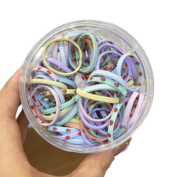 Vaikų plaukų gumytė - švelni plaukams, aukštas elastingumas, patvari, rankų darbo, QT, 2025 ruduo